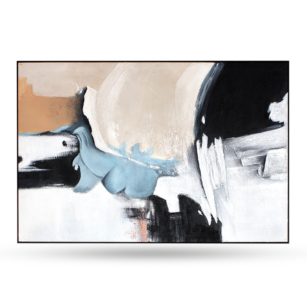 Cuadro CanvasAzul/Beige 80x120cm