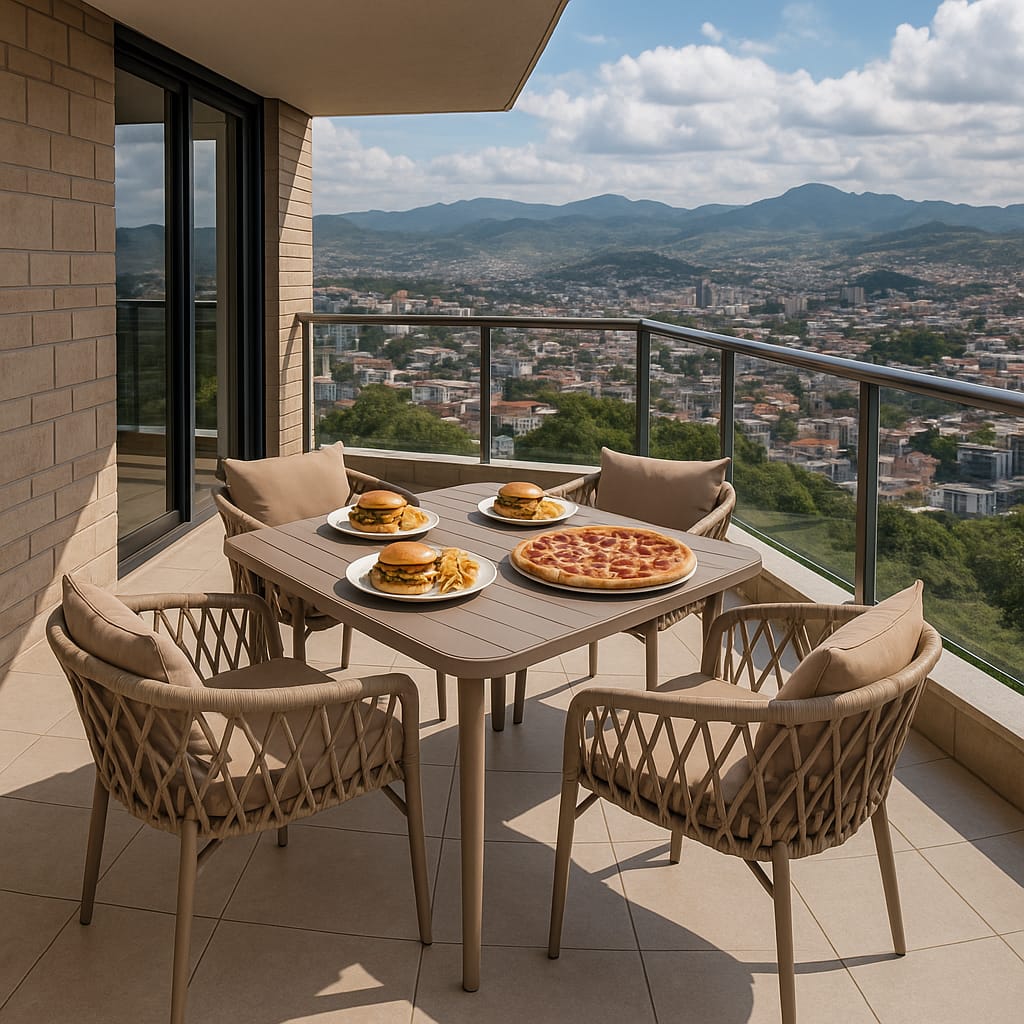 Juego de comedor para exterior Aruba