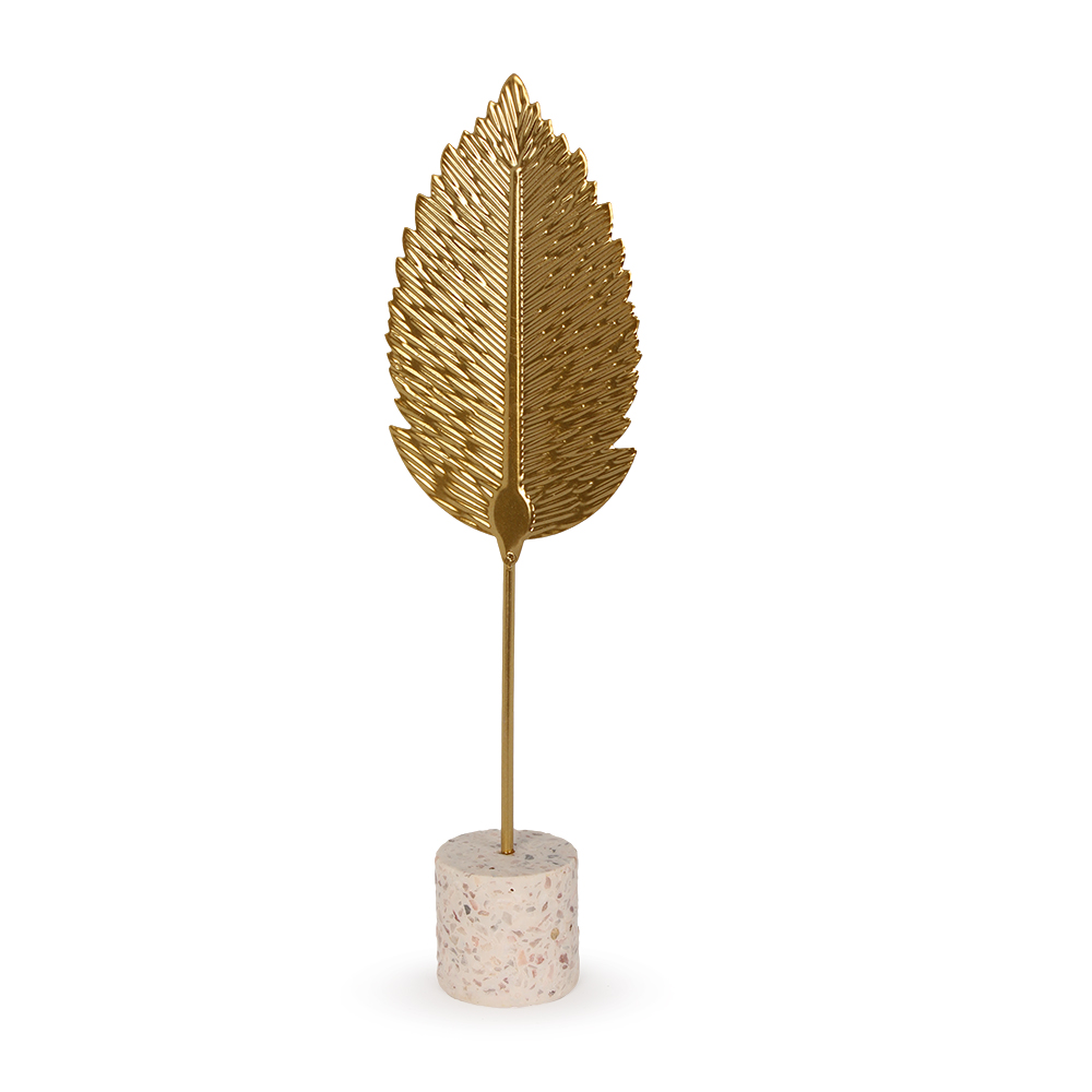 Hoja decorativa Dorada