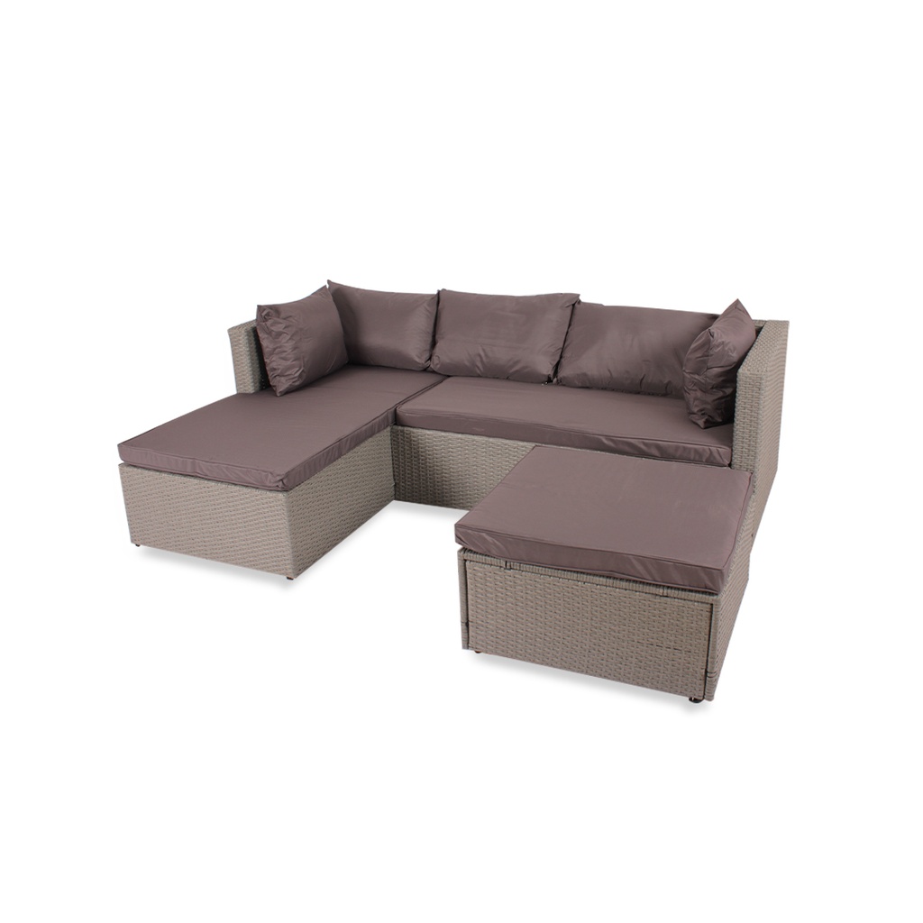 Juego de Sala Exterior Bonaire Gris