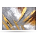 Cuadro Canvas Dorado/Silver 80x120cm
