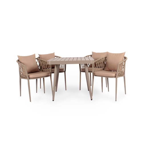 [YH-018] Juego de Comedor Exterior Aruba
