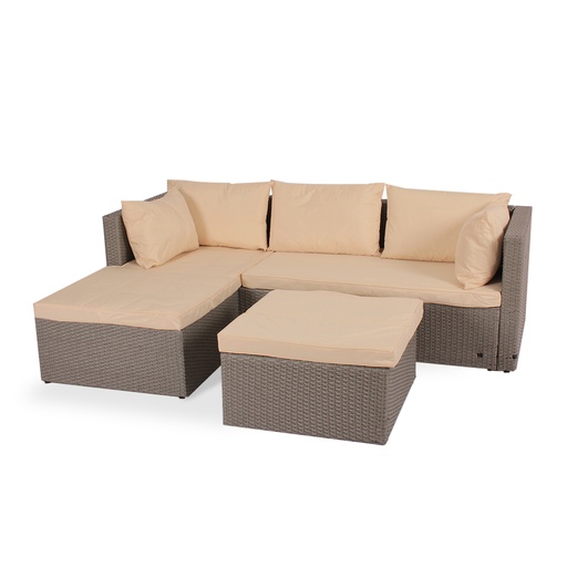 [JH-174] Juego de Sala Exterior Bonaire Café