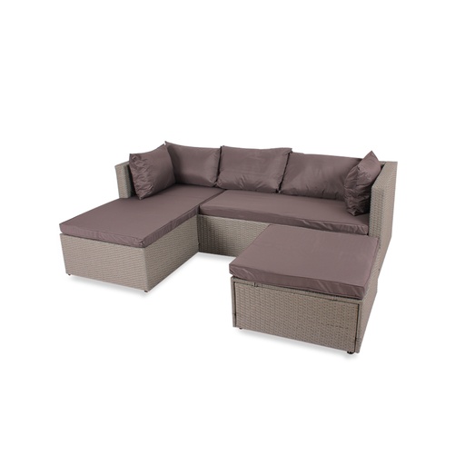 [JH-174] Juego de Sala Exterior Bonaire Gris