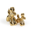 Set de 2pzs Esculturas Perros Globo